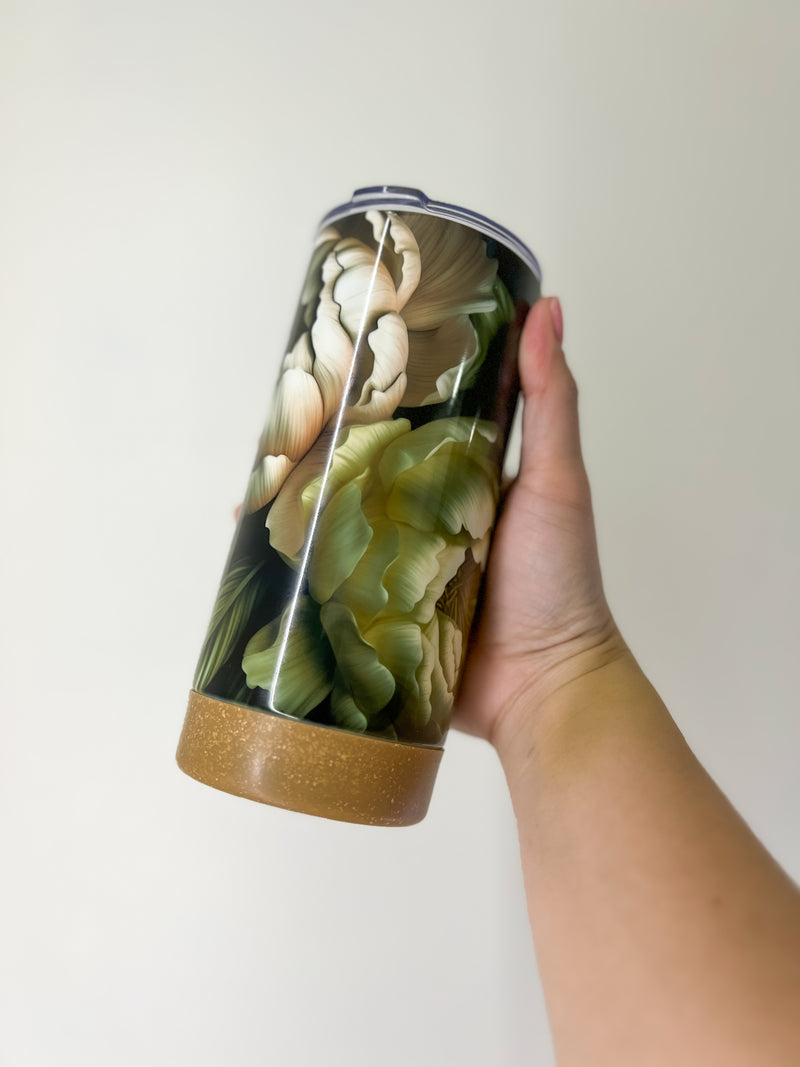 Floral Retro Tumbler