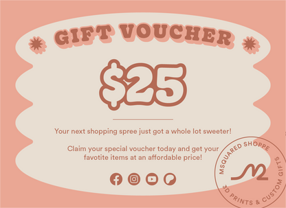 MSquared Shoppe Gift Voucher