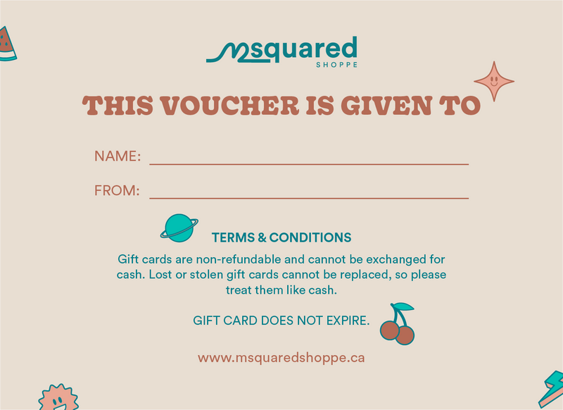 MSquared Shoppe Gift Voucher