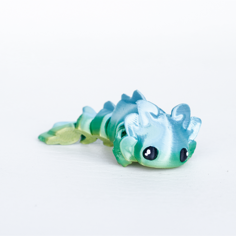 Rainbow Axolotl Flexi | Mini Desk Buddies