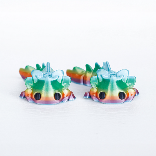 Rainbow Axolotl Flexi | Mini Desk Buddies