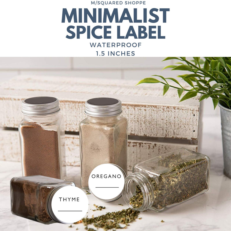 SPICE LABEL, SEASONING label, waterproof, oil-resistant, kitchen label, organization, cupboard, jar, container, spice rack, spice jar label