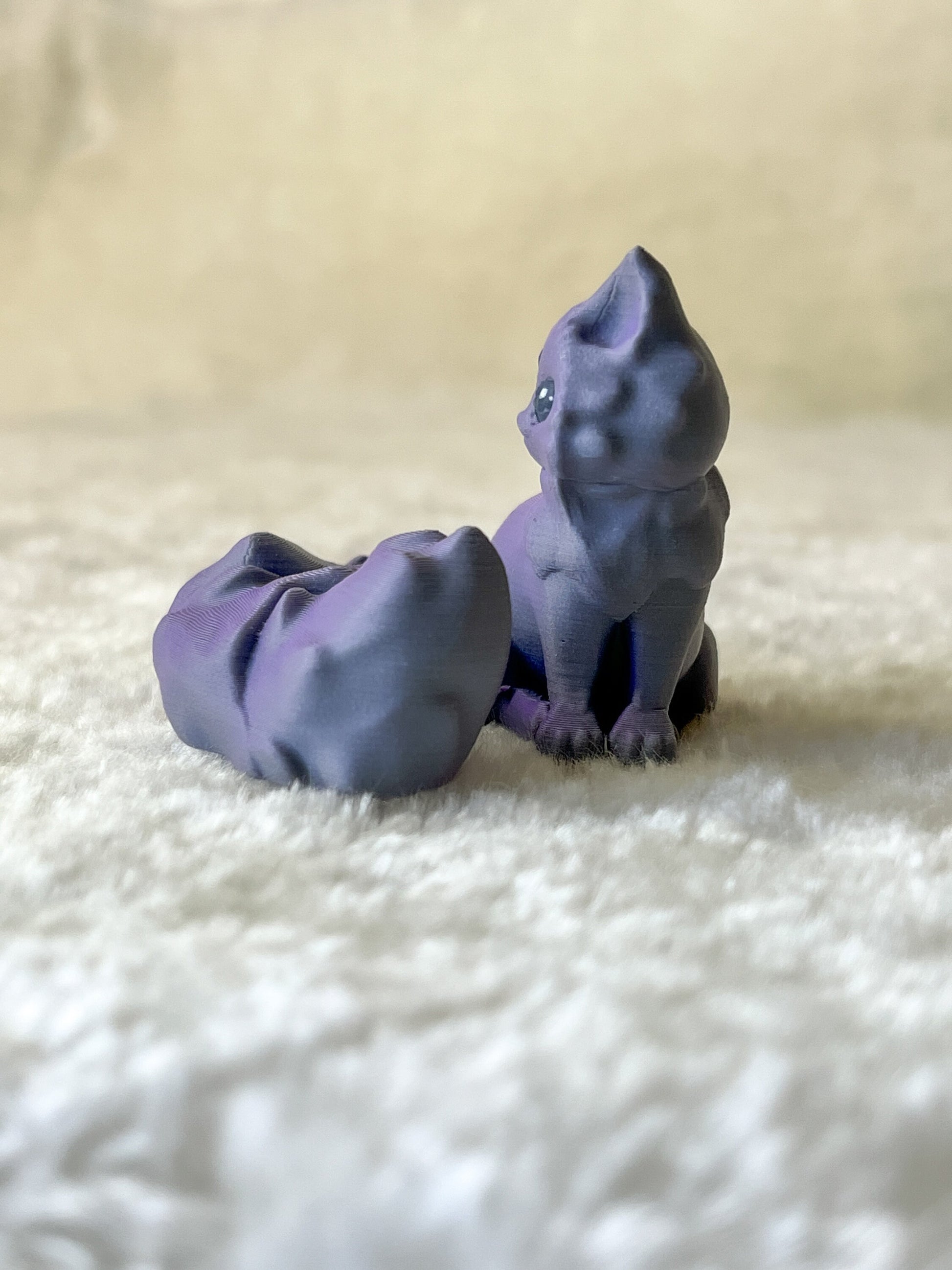 Acadia Fox | Desk Buddies, 3d Printed Toys, Desk Animals, Cute Animals, Desk Decor, Fox Figurines
