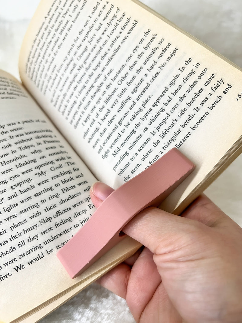 BOOK PAGE HOLDER | Bookmark, Thumb Bookmark, Page Holder, Book Spreader, Book Lover gifts