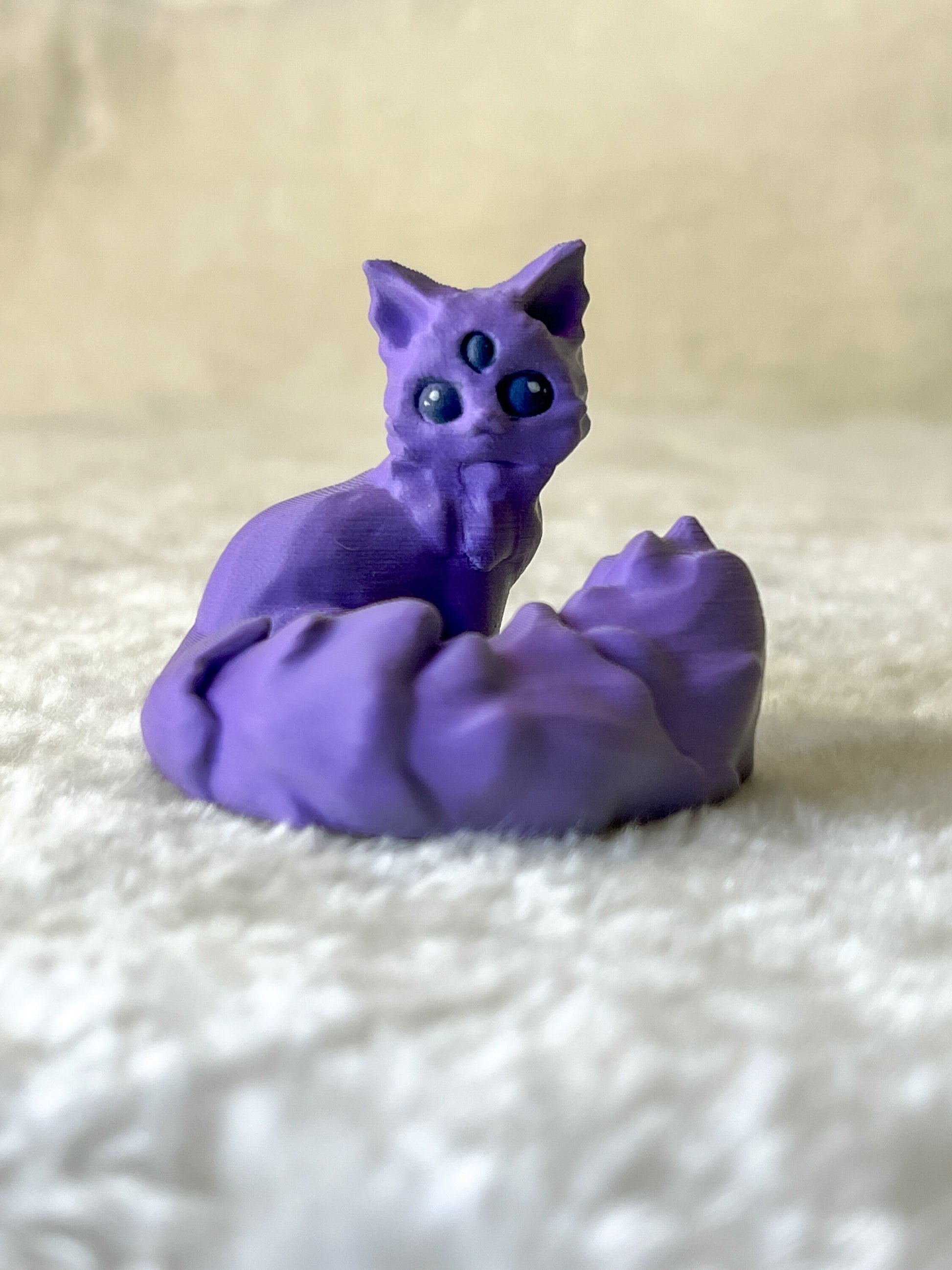 Acadia Fox | Desk Buddies, 3d Printed Toys, Desk Animals, Cute Animals, Desk Decor, Fox Figurines
