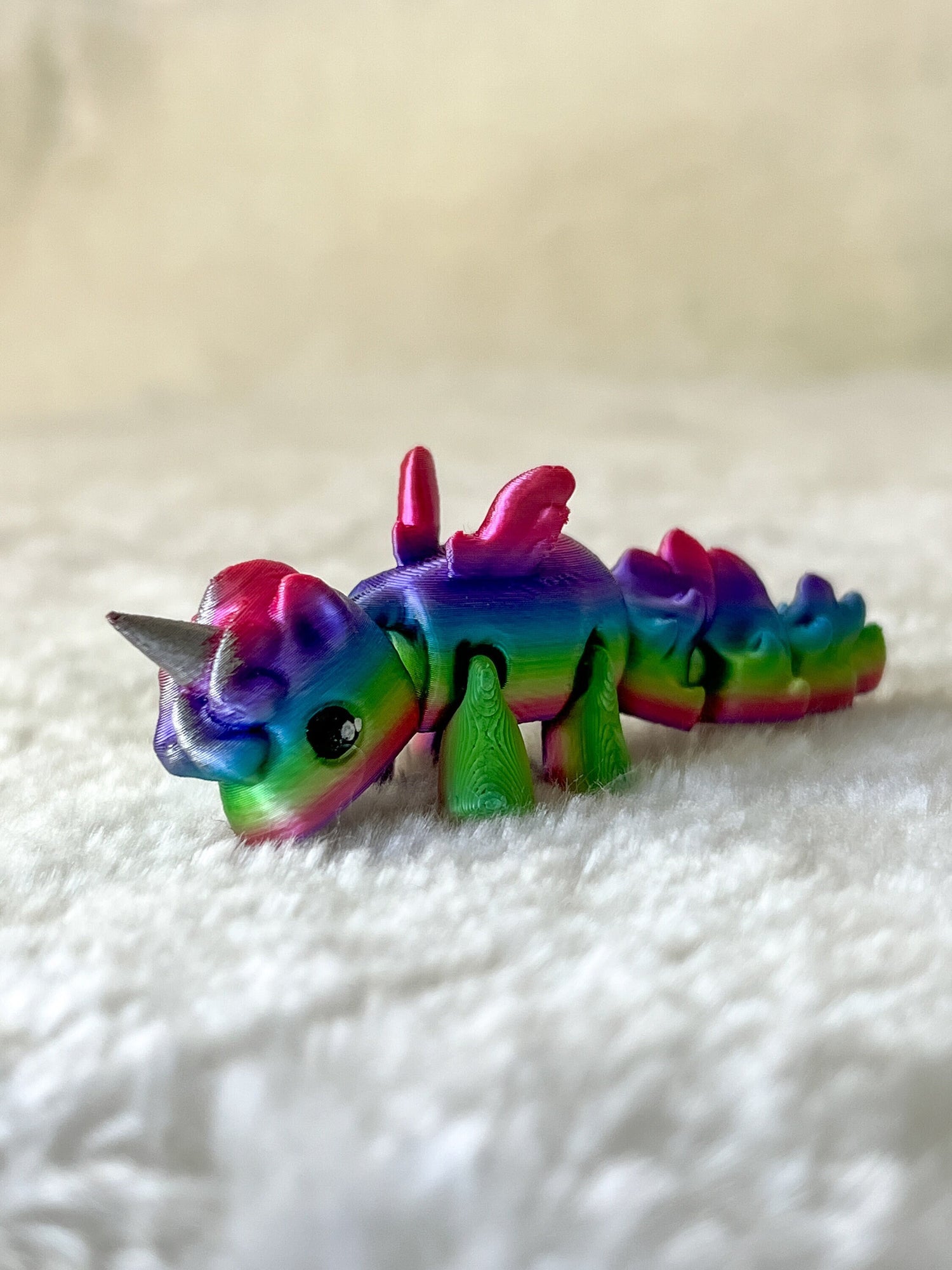 Unicorn Flexi | Desk Buddies, 3d Printed Toys, Desk Animals, Cute Animals, Desk Decor, Unicorn