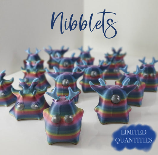 Nibblets, Intergalactic Butt Goblins | Desk Buddies, 3d Printed Toys, Desk Decor, Alien, Space Decor